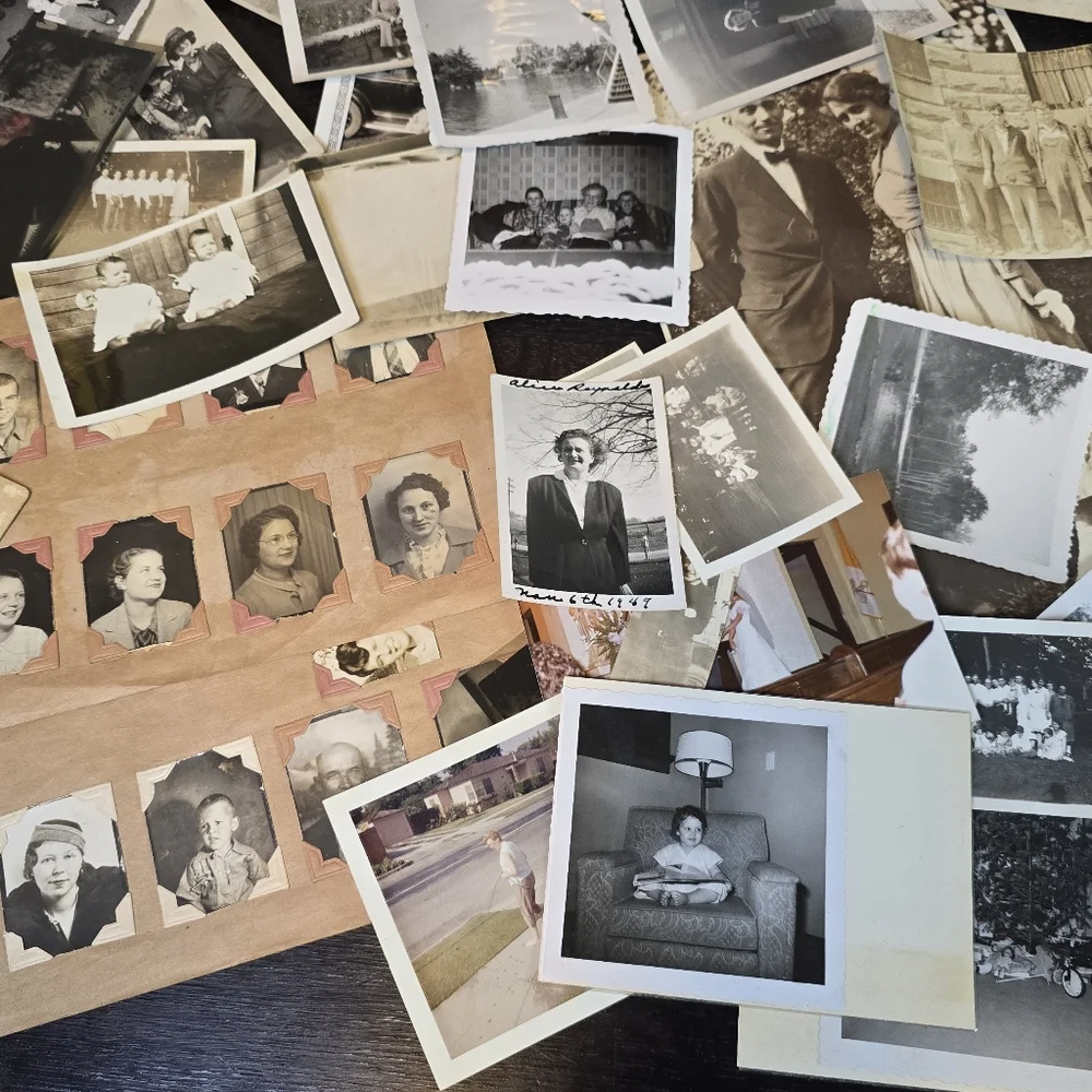 Vintage Black And White Photo Collection